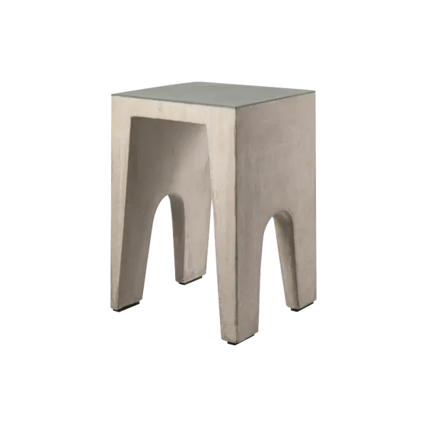 Concrete Stool di Sansone - Sgabello in Cemento Artigianale dal Design Unico